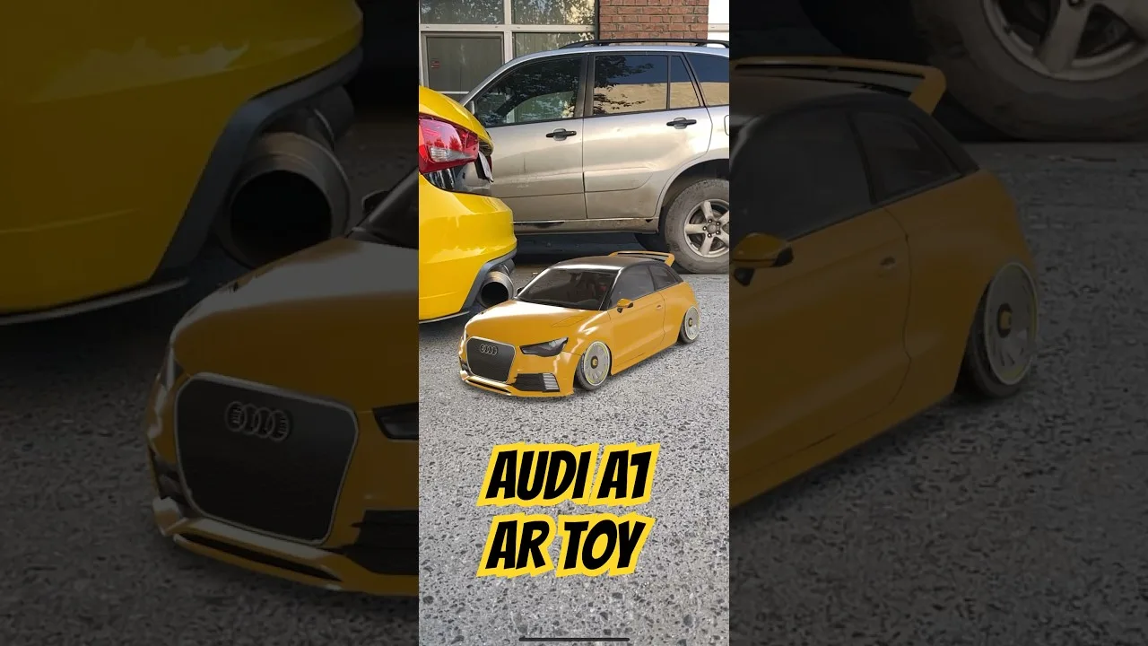 Audi A1 augmented reality toy🤗