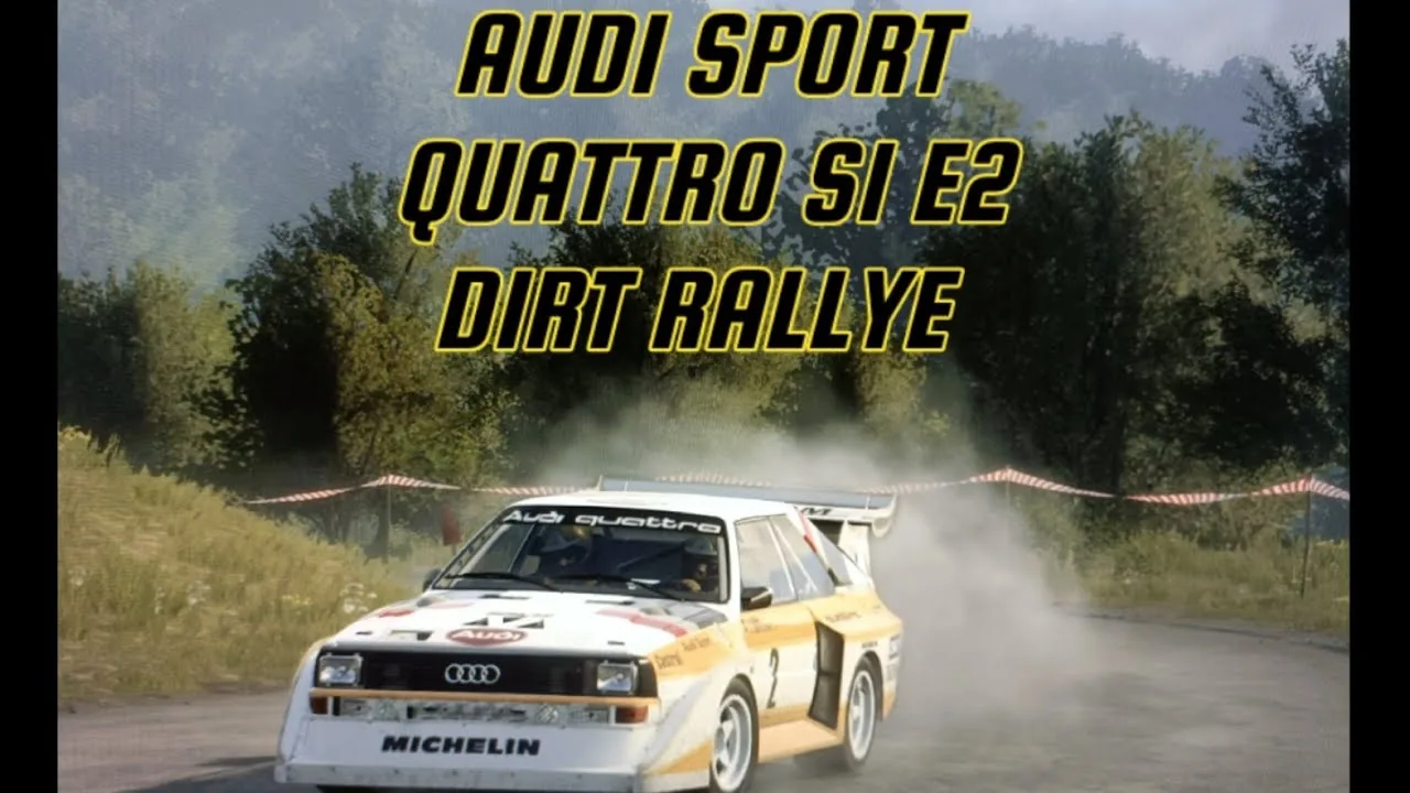 AUDI SPORT QUATTRO S1 E2 DIRT RALLYE