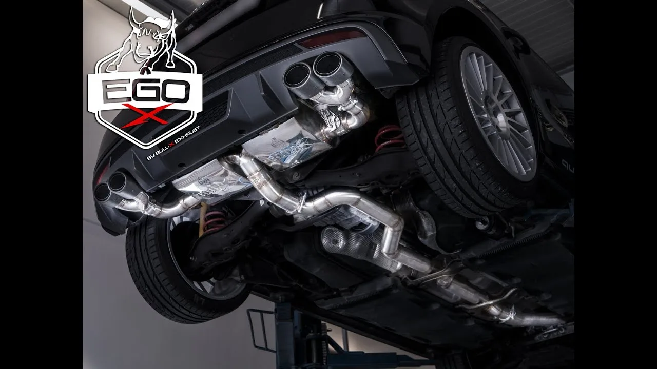 Audi S1 ​​​​Quattro Exhaust Sound Système d’échappement sport à clapet 76 mm 3&Prime; Système d’échappement à clapet Bull-X Ego-X