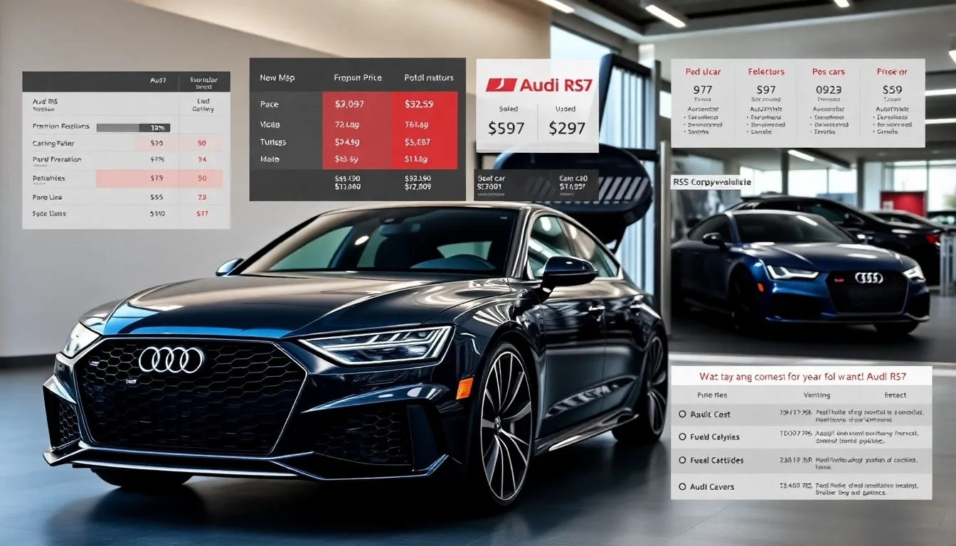 Tout savoir sur l’Audi RS7 : Prix, Caractéristiques et Offres d’Occasion