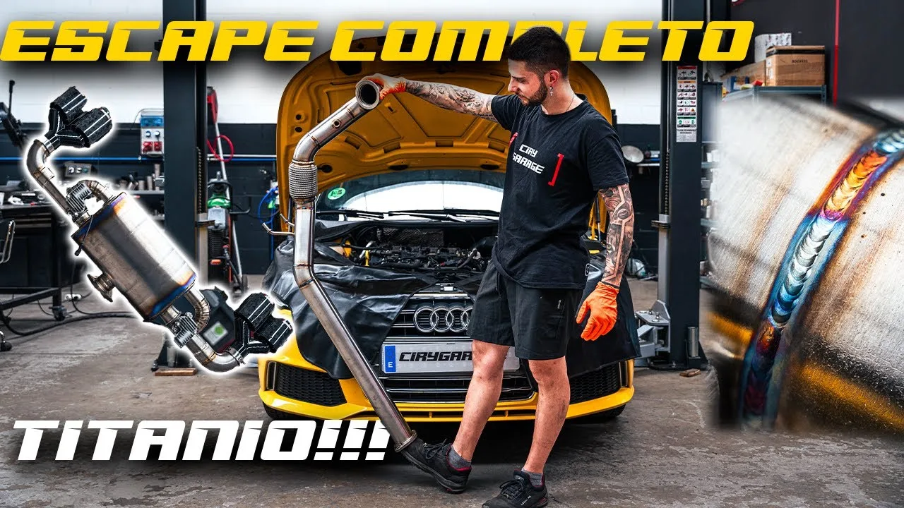 NOUVEAU PROJET ! AUDI S1🔥Échappement complet🚀 | Garage Ciry