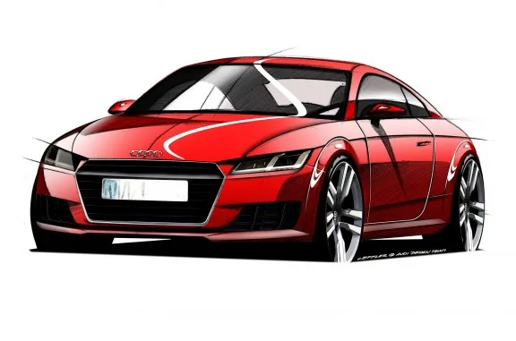 Audi TT 2014 : voici l’allure générale du coupé germanique