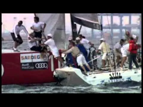 Énorme crash Audi A1 et Bribon Audi Medcup Cagliari