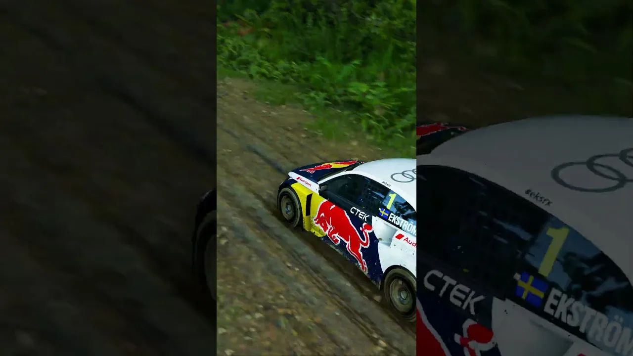 S1 Quattro : la merveille du Rallycross d’Audi 🇩🇪🔥 #AudiS1RX #Rally #OffRoad #FYP #Shorts #redbull
