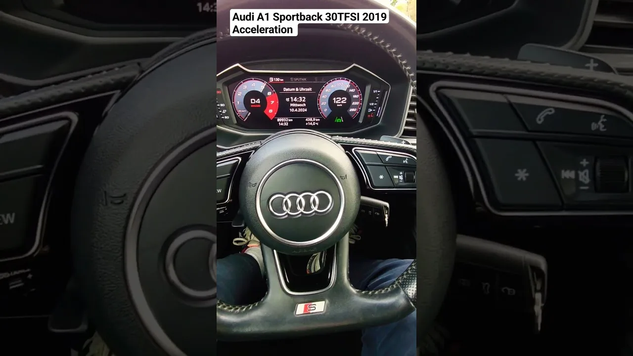 Audi A1 Sportback 30TFSI 2019 Acceleration 0 – 140 kmh #audi #acceleration #a1