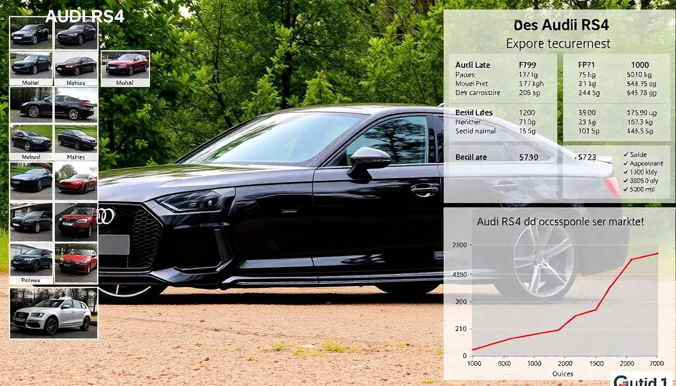 Guide Ultime de l’Audi RS4 d’Occasion : Offres, Modèles et Conseils d’Achat