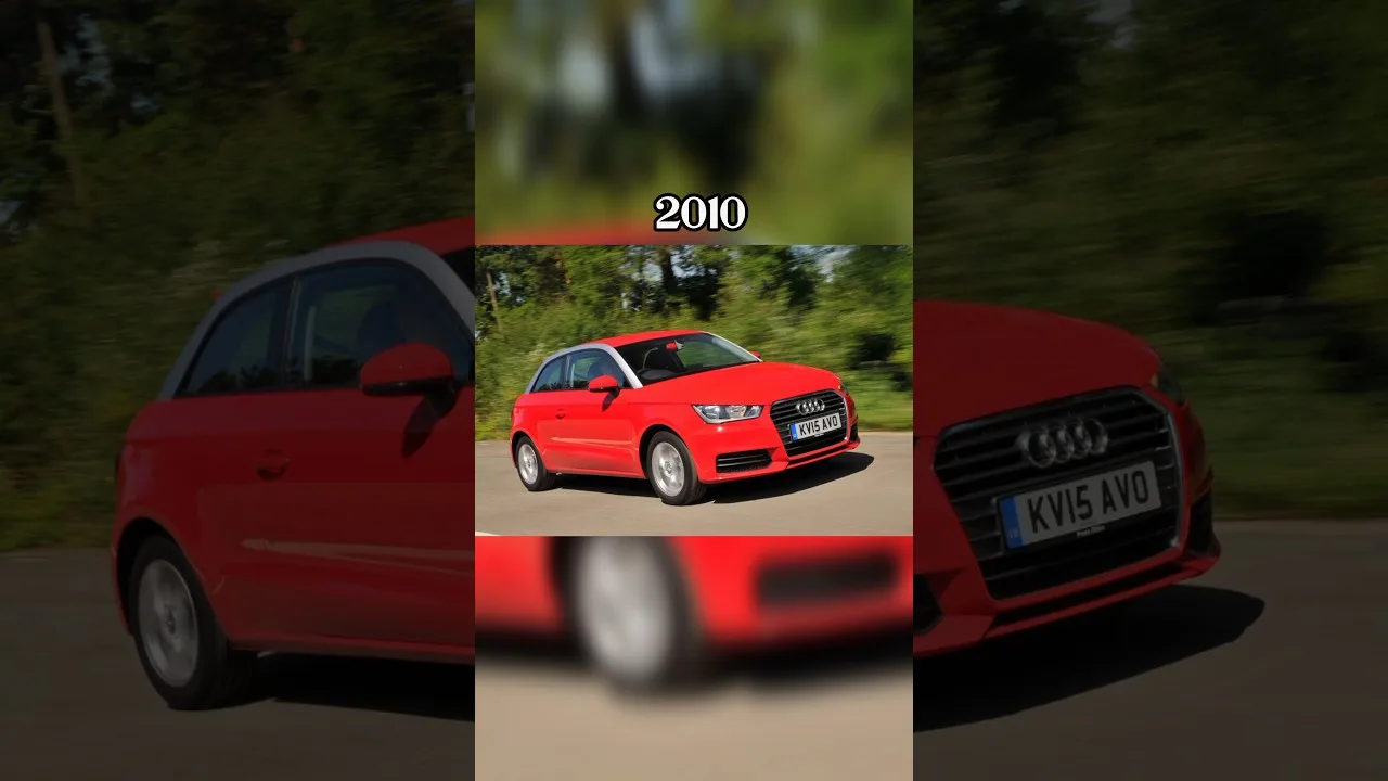 évolution de l’audi A1 (2010~2024)✨🚘🔔👍 #viral #shorts #shortsvideo #evolution #audia1 #car