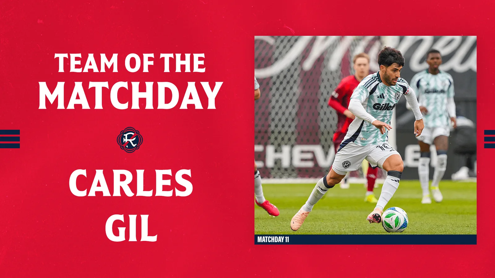 Équipe MLS de la journée présentée par Audi | Déjà vu! Gil honoré une fois de plus