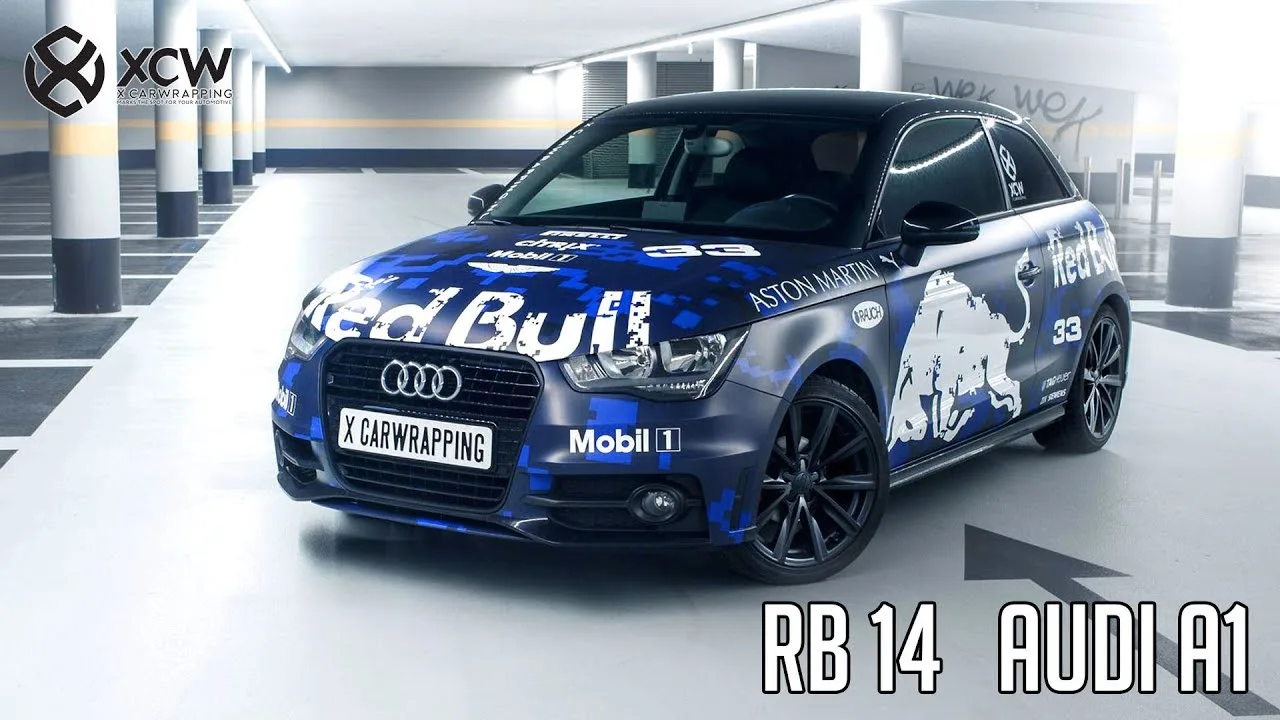 RB14 HOMMAGE MAX VERSTAPPEN STYLE SUR UNE AUDI A1 – par XCW
