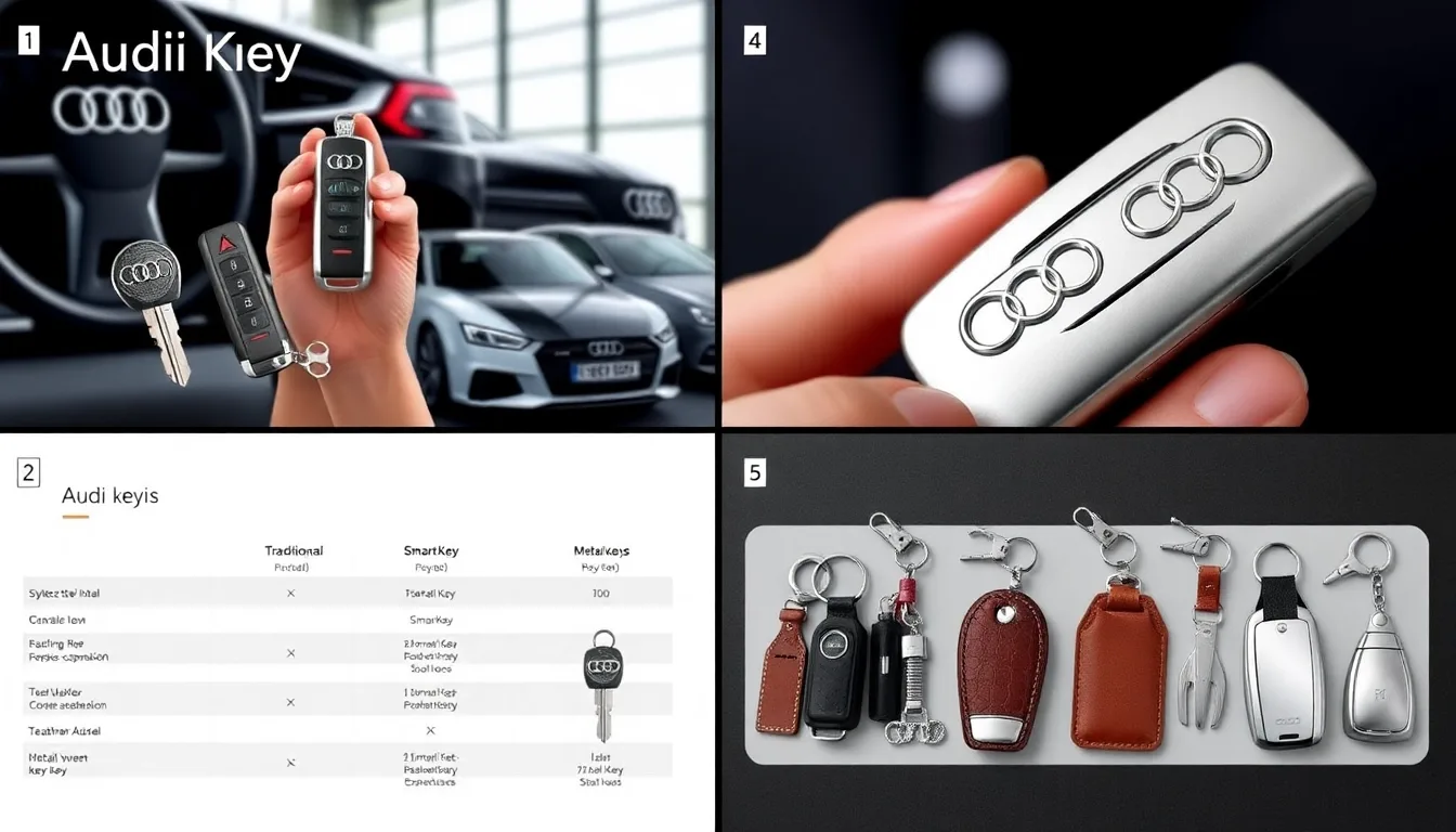 Porte Clé Audi : Élégance et Praticité pour les Passionnés de la Marque