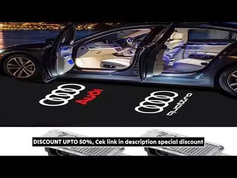 Feux de bienvenue pour porte de voiture, 2 pièces, pour Audi A1 A3 8P 8V A4 A5 A6 A7 A8 Q3 Q5 Q7 Q8 Sline TT Logo