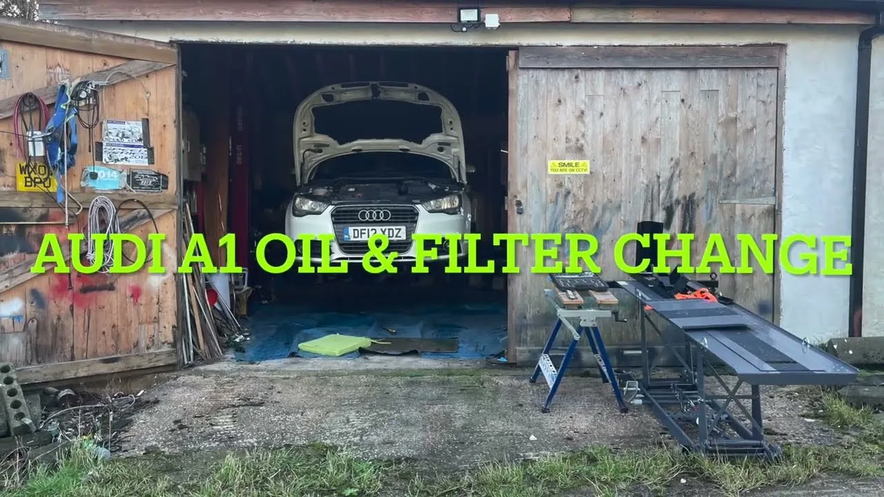AUDI A1 OIL & FILTER CHANGE