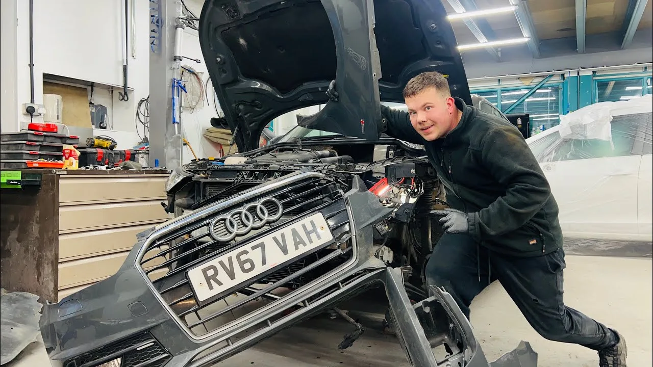 RECONSTRUIRE UNE AUDI A1 CATS 2017 DE COPART PARTIE 3
