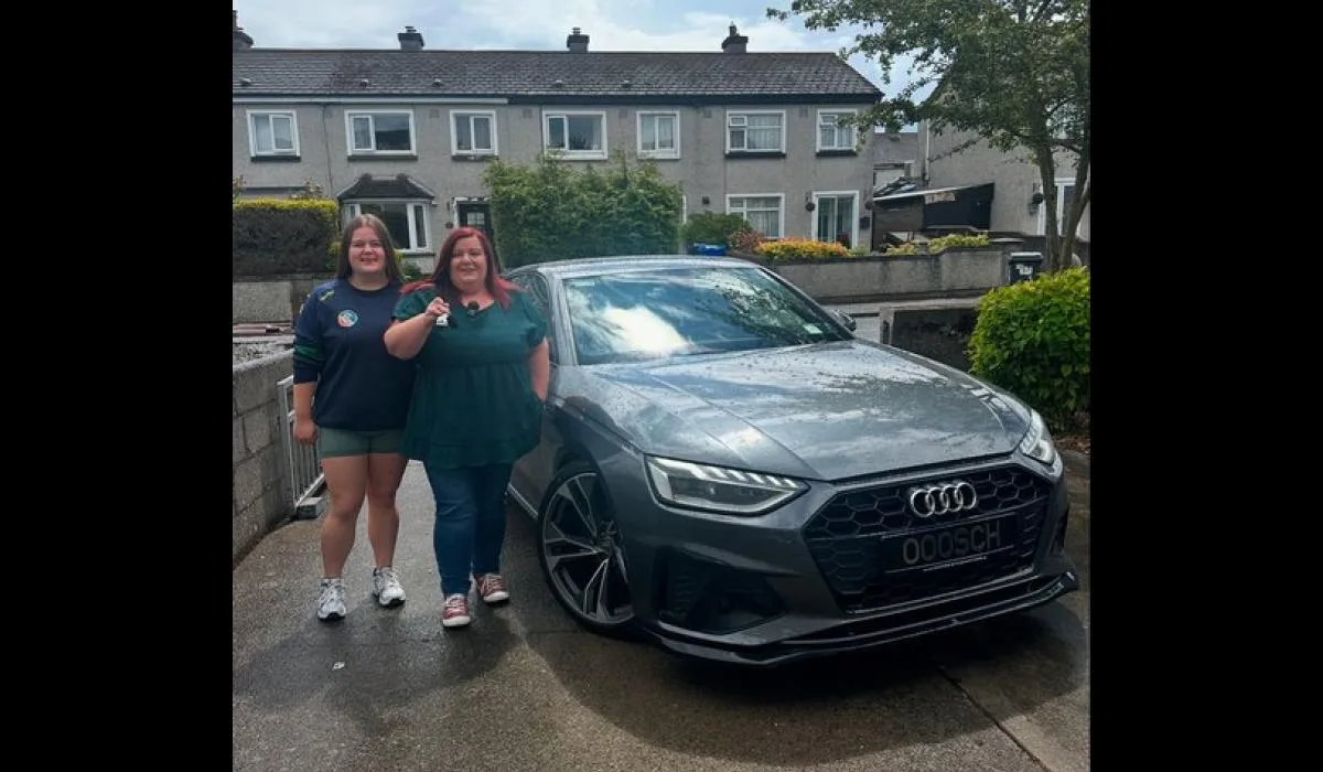 Bilan de 2024 – Une femme de Carlow remporte une toute nouvelle Audi lors d’un tirage au sort à 99 cents !