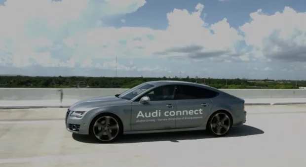 Le pilote automatique Audi fait sa publicité