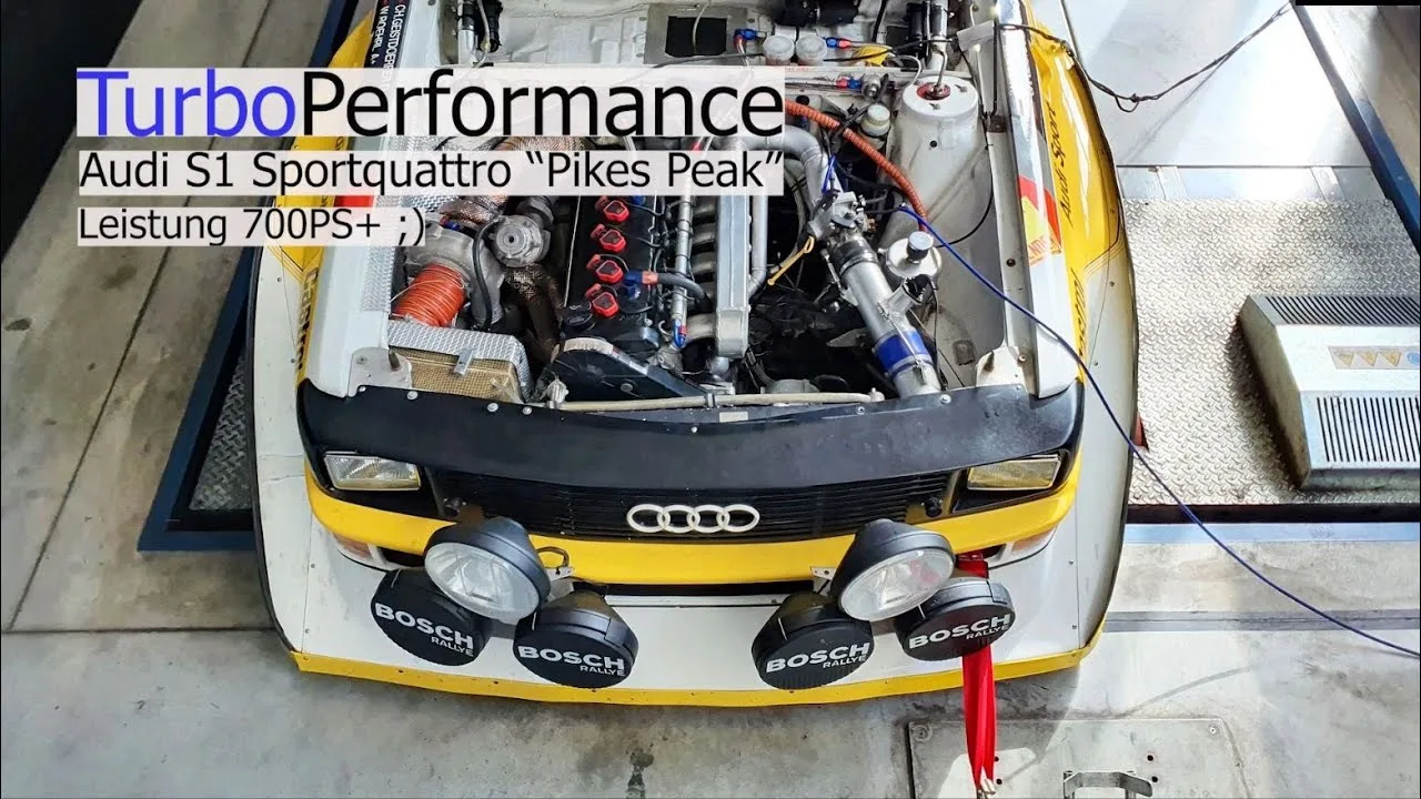 TurboPerformance Audi S1 ​​​​Sportquattro « Pikes Peak » 700+ 🚗💨💥💥💥 pour Walter Röhrl