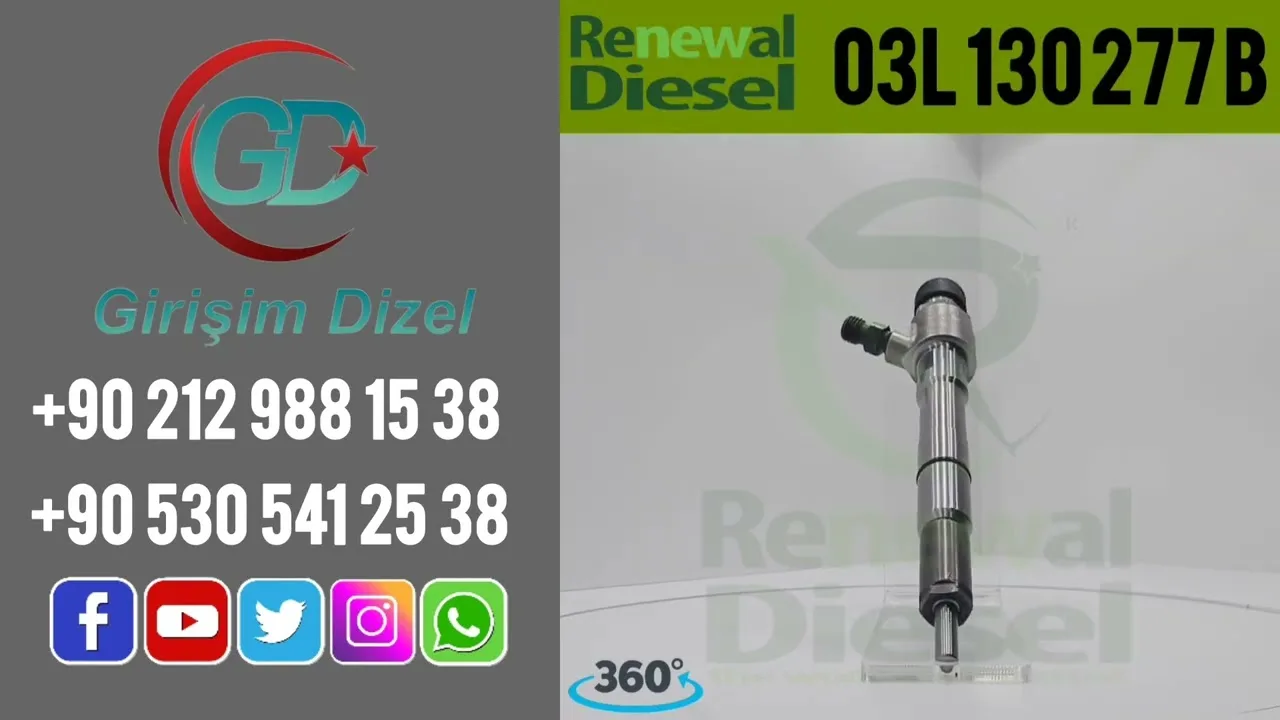 Injecteur Diesel Audi A1 1.6 TDI 03L130277B