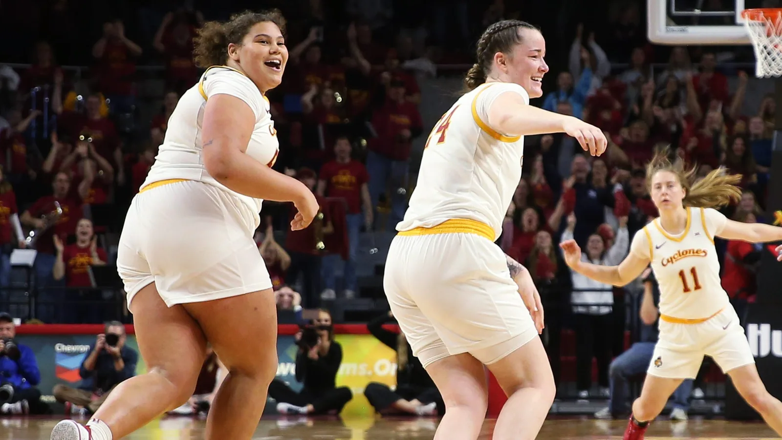 Audi Crooks de l’Iowa State décompose son panier gagnant contre Drake