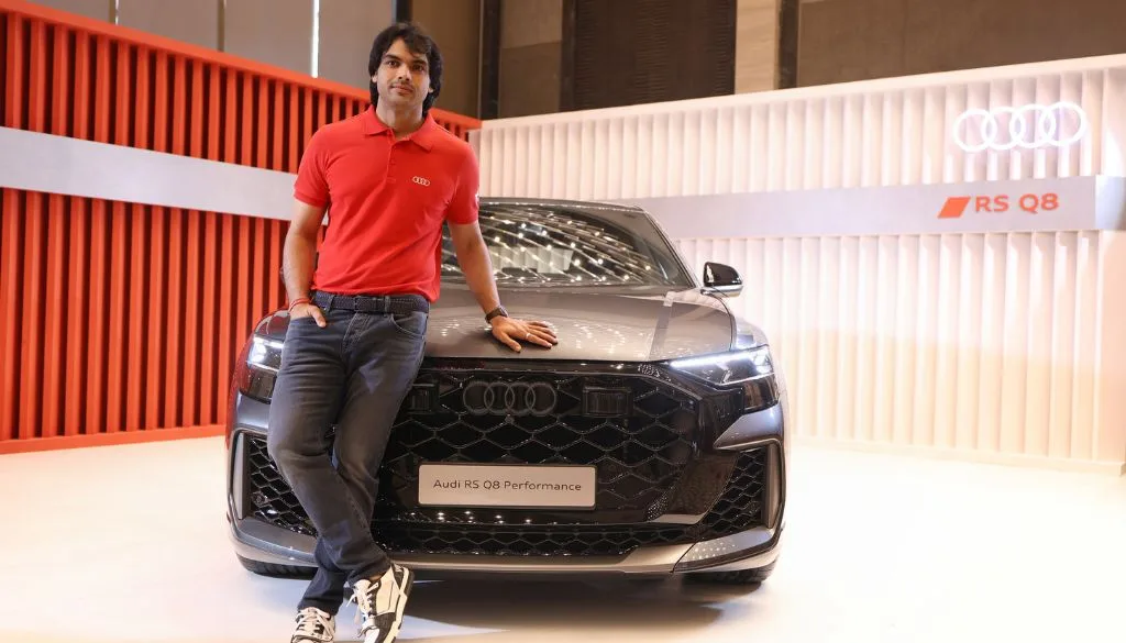 Le champion olympique Neeraj Chopra se rejoint avec Audi India