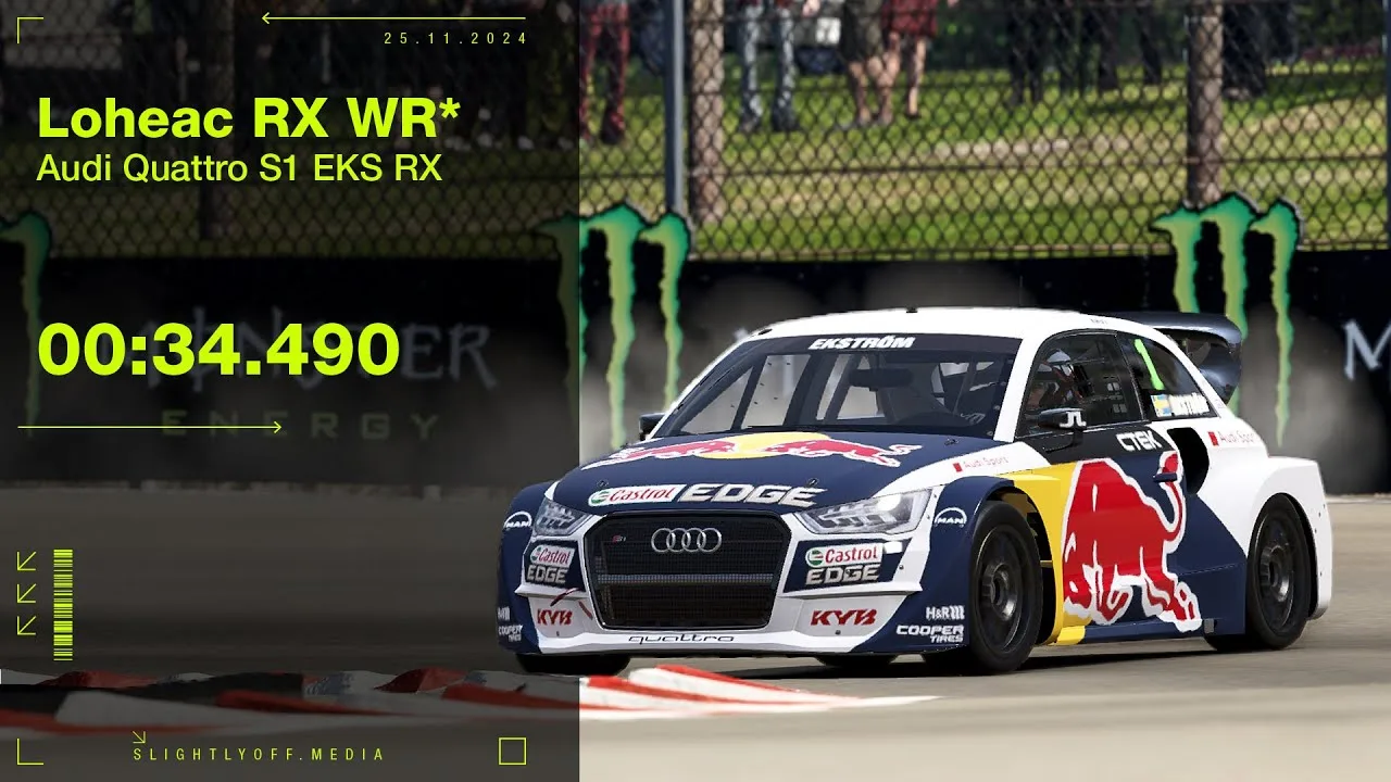 Lohéac RX | Audi Quattro S1 EKS RX – 00:34.490 WR | Projet CARS 2