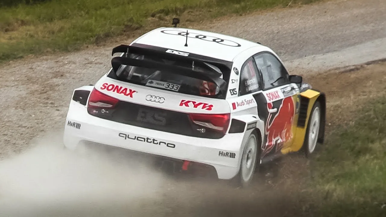 Audi S1 ​​EKS Quattro RX Supercar au RallyLegend 2019 ! Démarrages, burnouts et Turbo Anti-Lag !