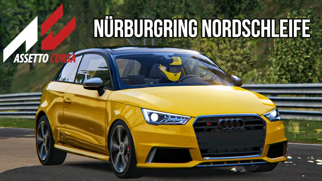 Audi S1 ​​Cockpit conduisant sur le Nürburgring en 4K60FPS