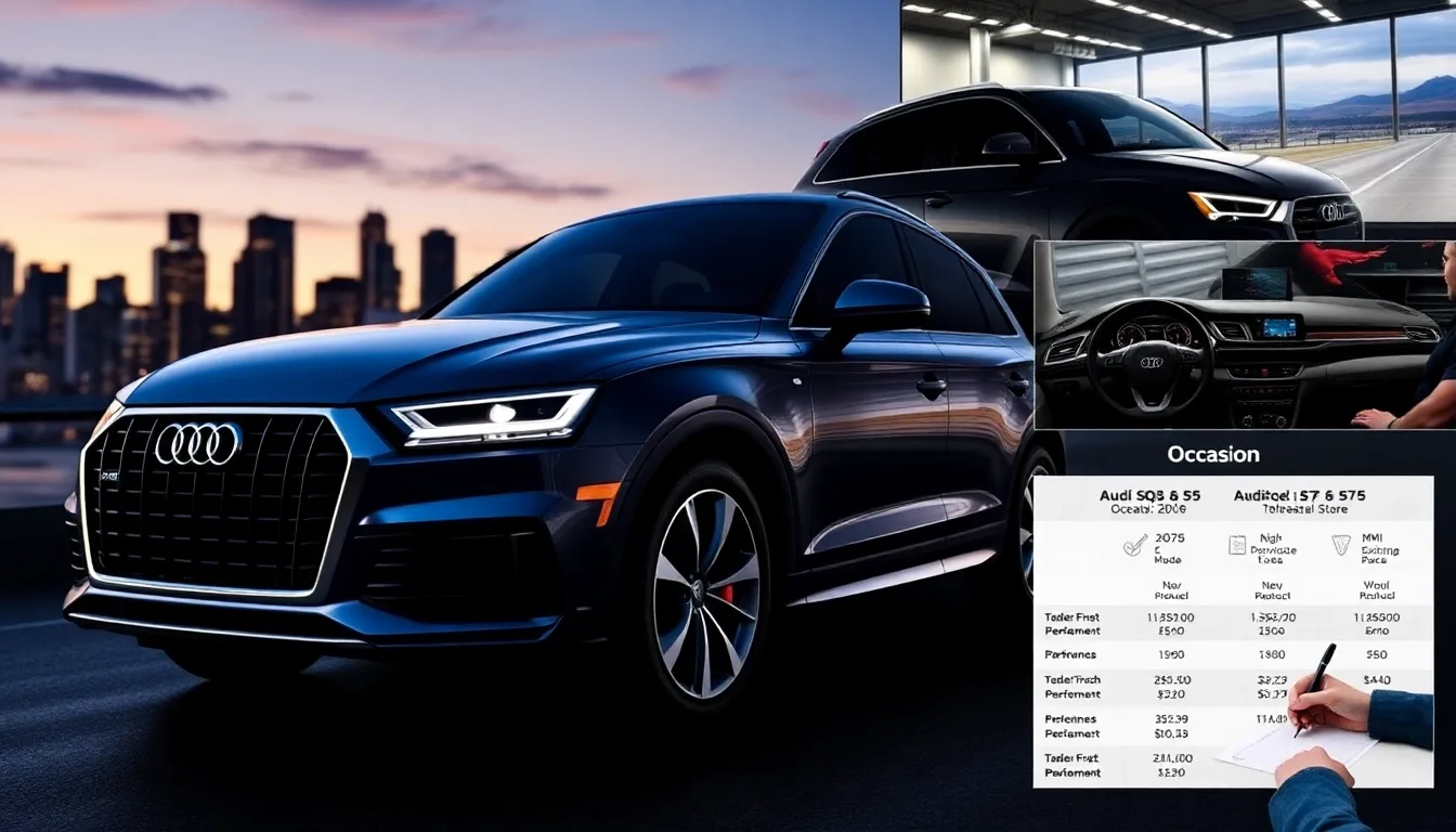 Découvrez l’Audi SQ5 : Performances, Prix et Offres d’Occasion