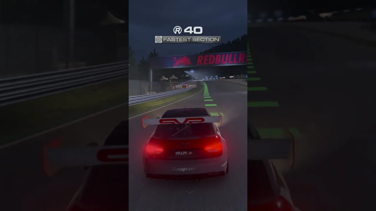 Grid Legends Audi RS1 Vitesse de nuit conduite sur piste