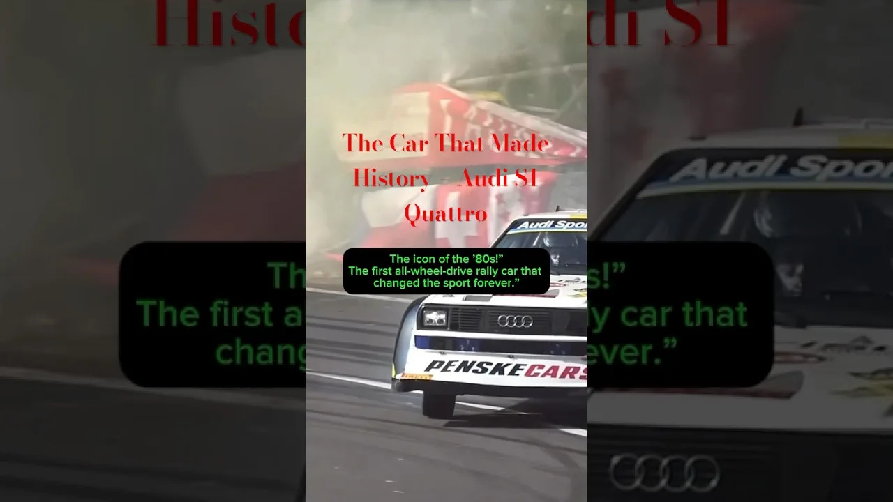 The Car That Made History –Audi S1 Quattro‼️🔥#audi #quattro #rally #groupB #shorts #viralvideo #fyp