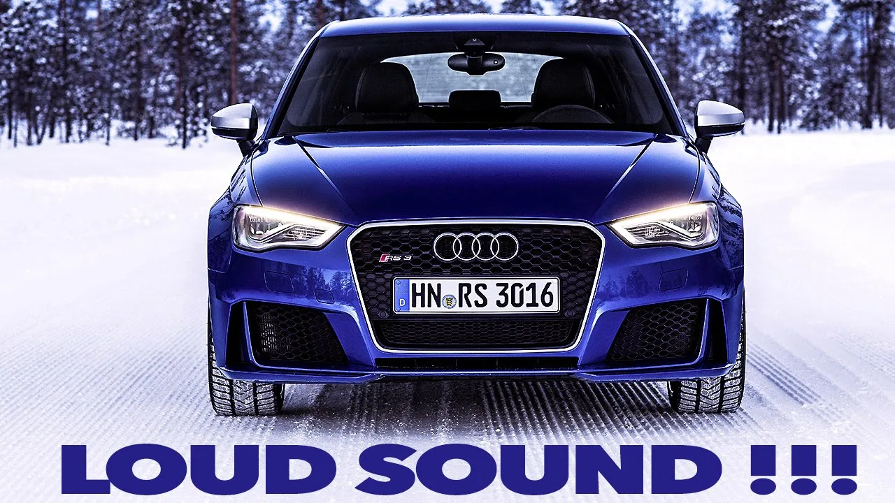 Drift sur la neige de l’Audi RS3 2015