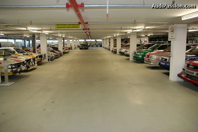Visite du principal stock des véhicules d’Audi Tradition