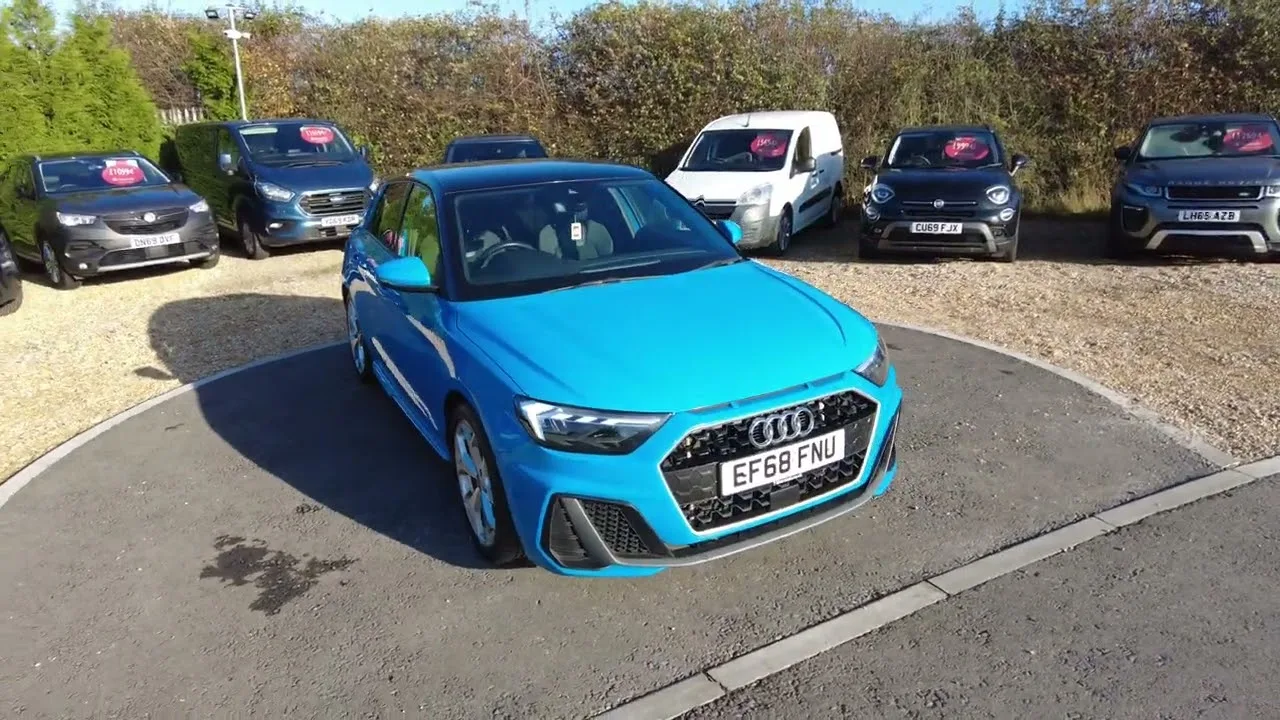 AUDI A1 1.0 TFSI 30 S LINE SPORTBACK, 2018 5DR ESSENCE MANUELLE DANS UN JOLIE Turbo Blue