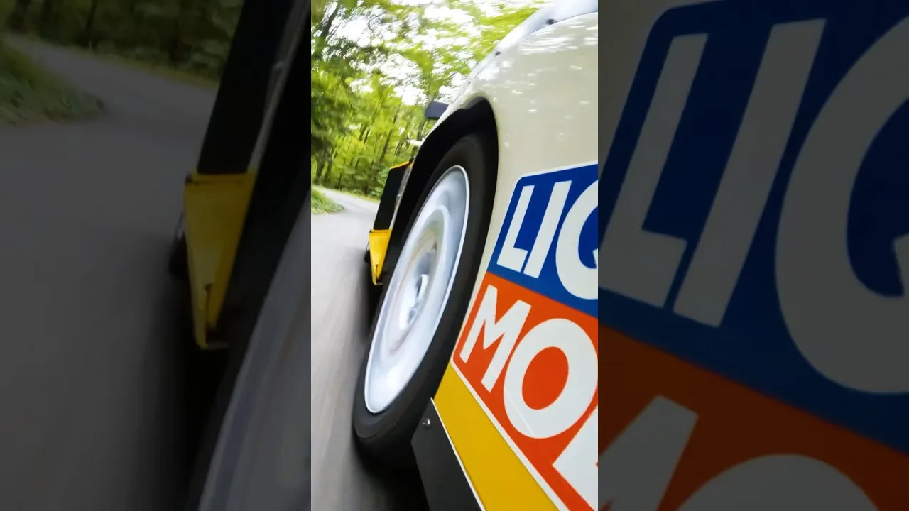 #groupbrally legend Audi S1 climbs Mt. Ascutney // #hillclimbracing #audi #audis1 #rallycar