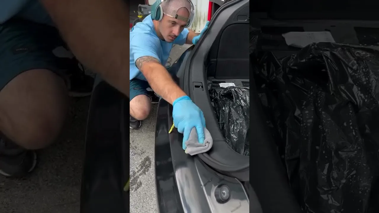 ASMR Audi A1 cleaning #asmr #asmrvideo #detailing #mobiledetailing #oddlysatisfying #carwash