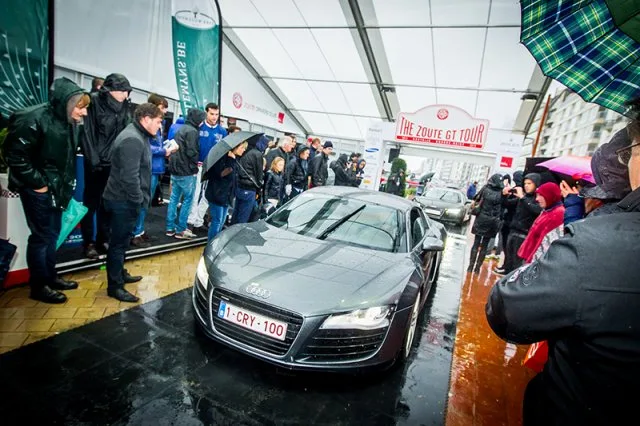 Une Audi R8 au Zoute GT Tour 2013