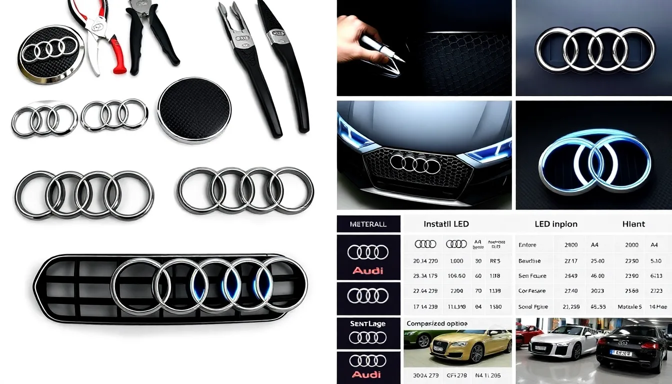 Le Guide Ultime pour Choisir votre Logo Audi : Personnalisez Votre Véhicule avec Style