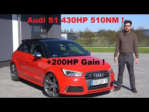 Audi S1 ​​​​2.0TFSI Petit, mais taureau ! Étape 3 +200HP gagnés ! GREGOR10 430HP 510NM, Wagner, Eventuri!