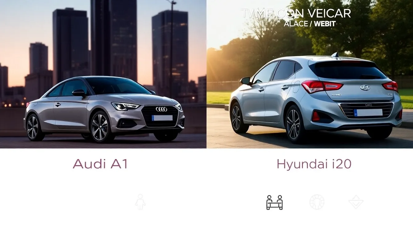 Comparatif Audi A1 Hyundai i20 : Les Meilleures Options pour Votre Achat Auto