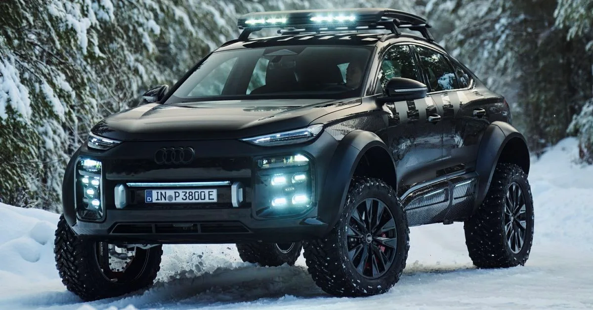 Le concept hors route du TRON levé d’Audi est prêt pour la conduite hivernale