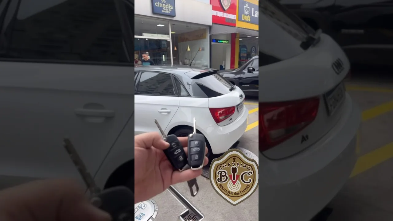 CHAVE CANIVETE AUDI A1 . Cópia de chave para audi A1 ! Chave codificada Audi #audia1