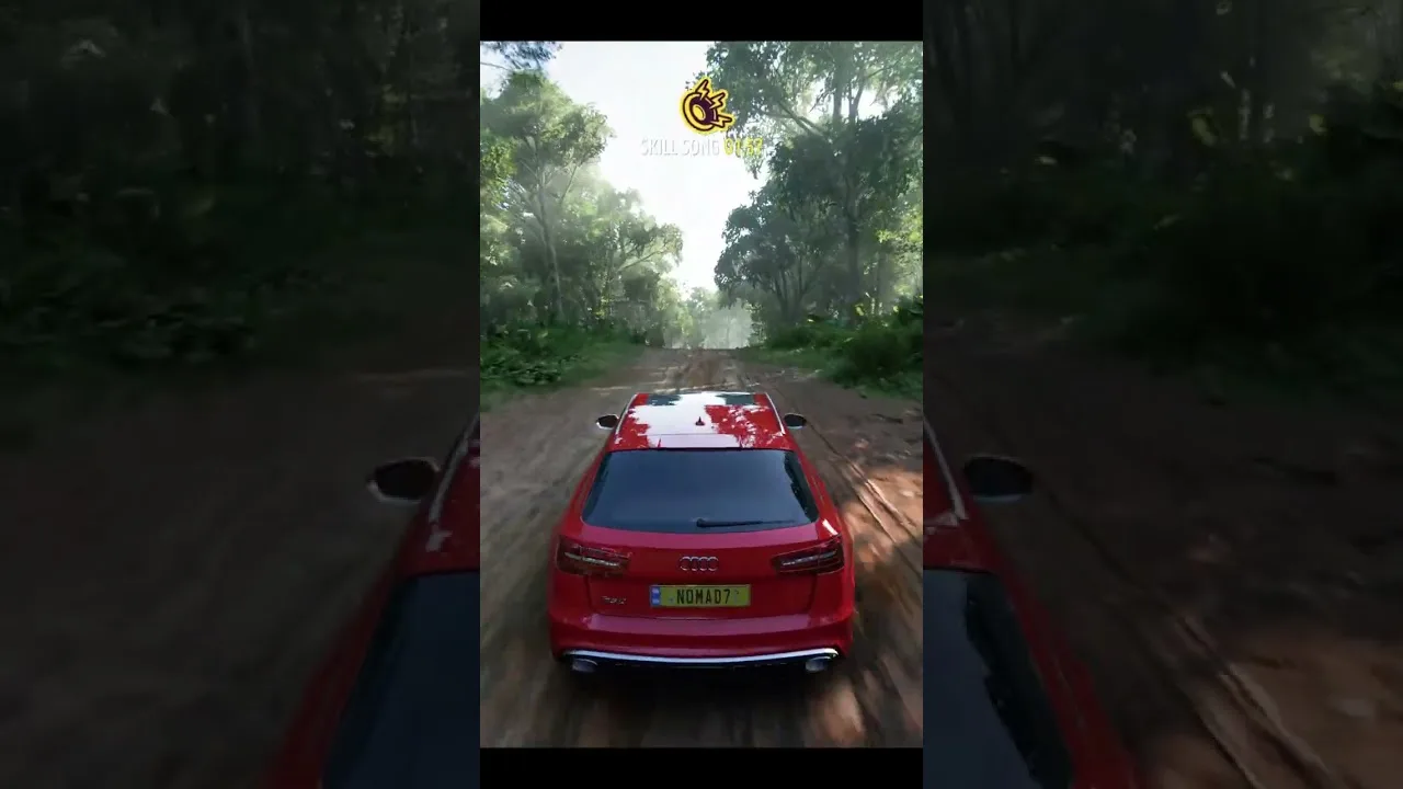 Audi RS1 éclaboussant l’eau #shorts