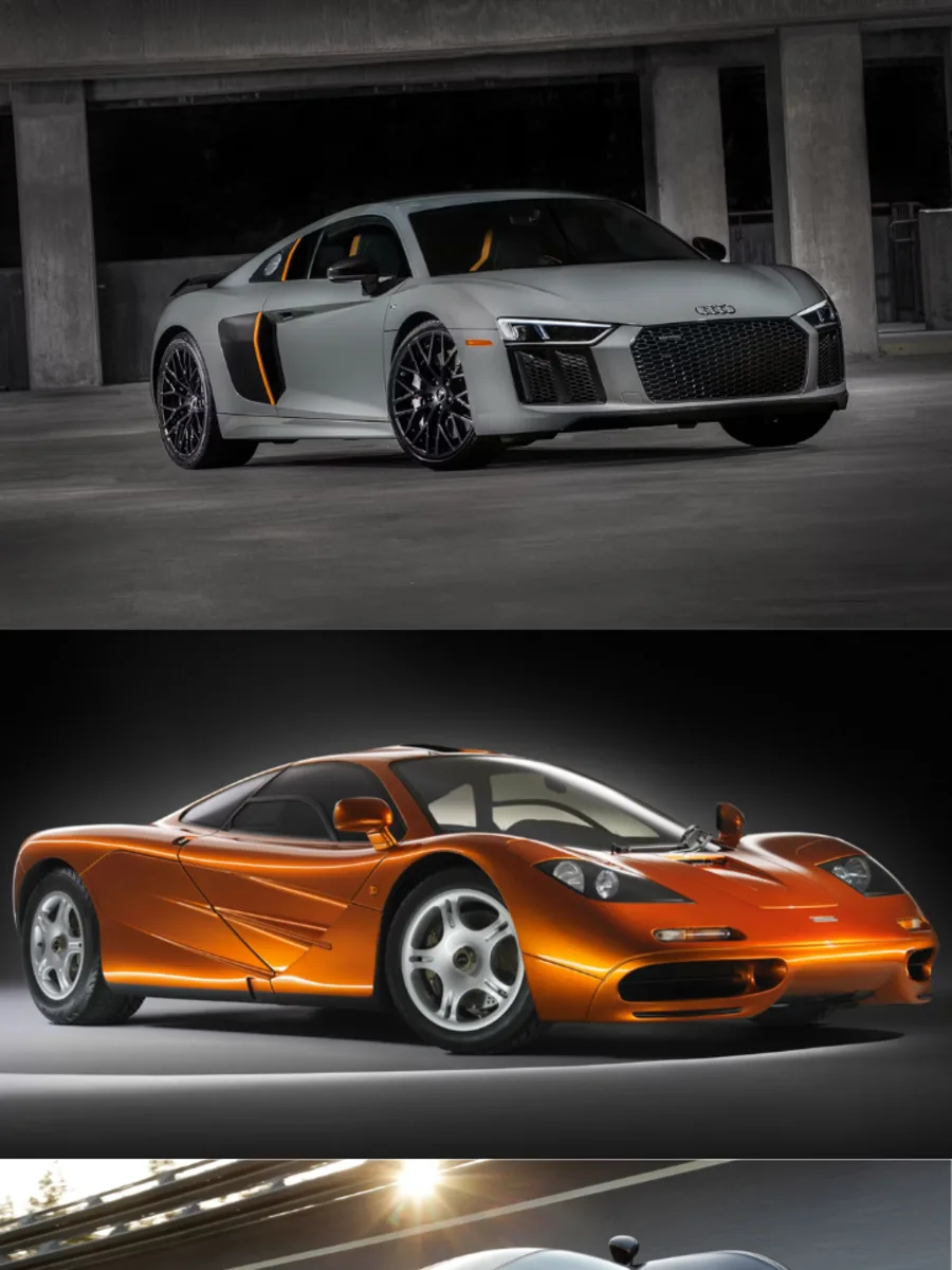 6 supercars « GOAT » de tous les temps, Audi R8, Mclaren F1, Ferrari Enzo, Lamborghini Murcielago, Ford GT, Bugatti Veyron, supercars, supercars de tous les temps, meilleures supercars de tous les temps, supercars de luxe, supercars les plus chères