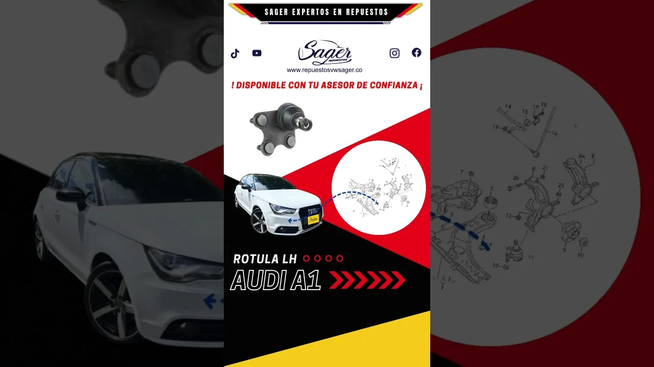 Audi A1 / Rotula Rh
