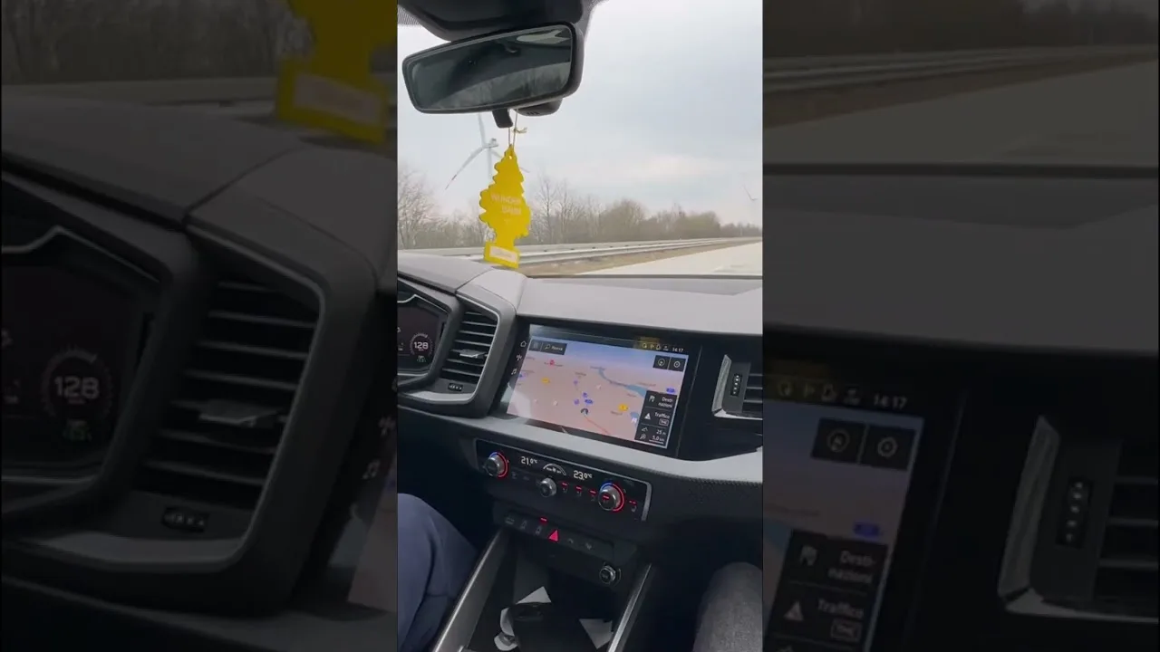 AUDI A1 2.0TFSI ON AUTOBAHN IN GERMANY (NO SPEED LIMIT)
