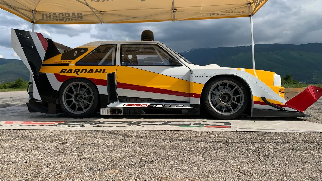 Le premier test du nouveau projet Audi S1 ​​Pikes Peak par Prospeed – Niki Zlatkov