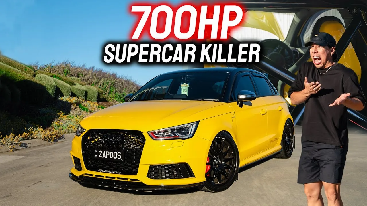 AUDI S1 BIG TURBO CONSTRUIT DE 700 CH : La trappe la plus folle et la plus chaude
