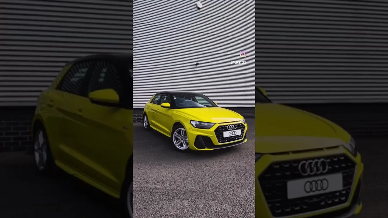 2023 toute nouvelle Audi A1 Sportback S Line Jaune Python 💛 | Stoke Audi #shorts