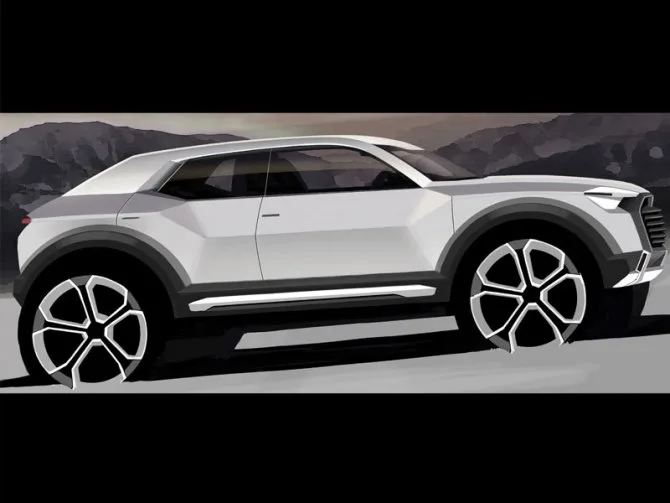 Audi Q1, 2016 en vue