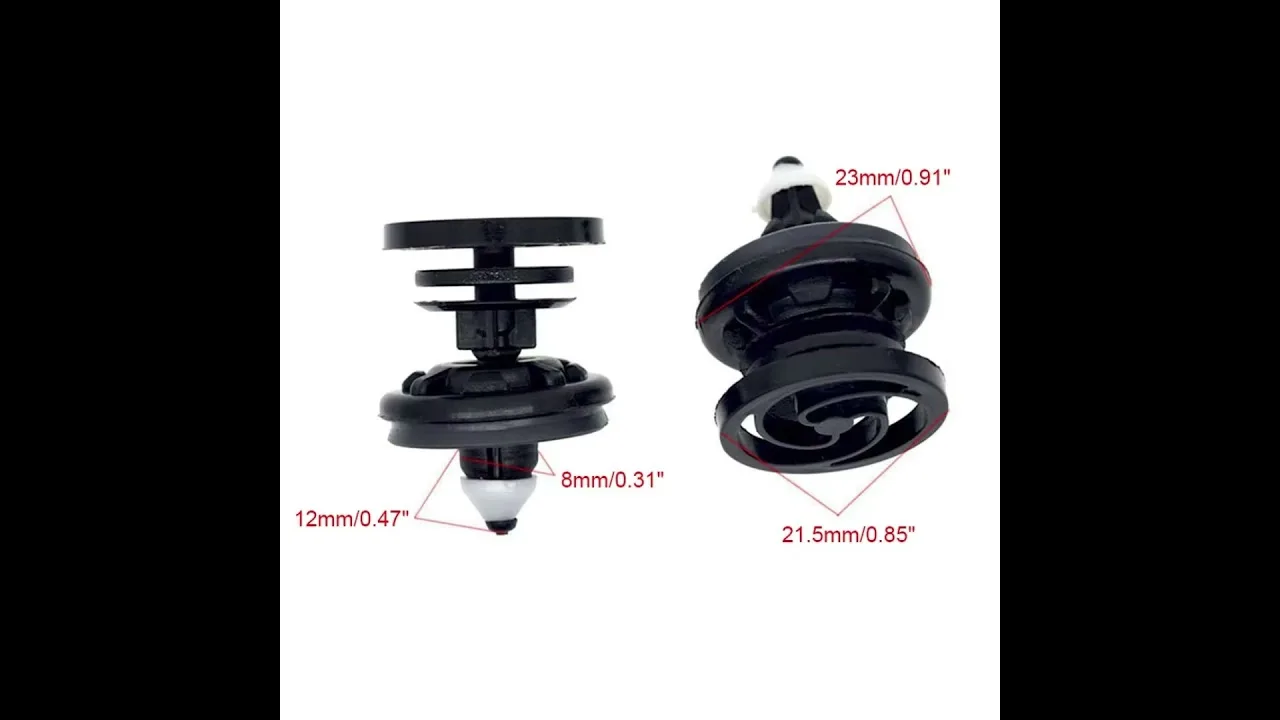 5X pour Audi A1 8X A4 B8 A5 8T A6 A8 Q3 8U Q5 Q7 4L TT panneau de porte carte agrafe de garniture intérieur 7L6868243