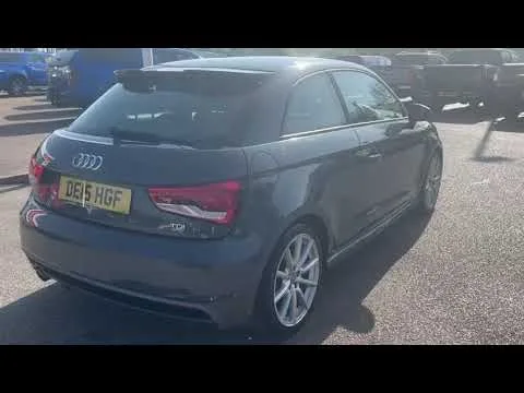 Audi A1 1.6 TDI S line S Tronic Euro 6 (s/s) 3drDE15HGF 2015 (15) 56,000 miles Diesel Automatic Grey